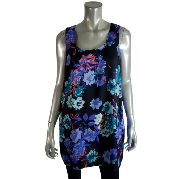 Jessica London Top Size 12W Tunic Side‎ Slits - Picture 1 of 7